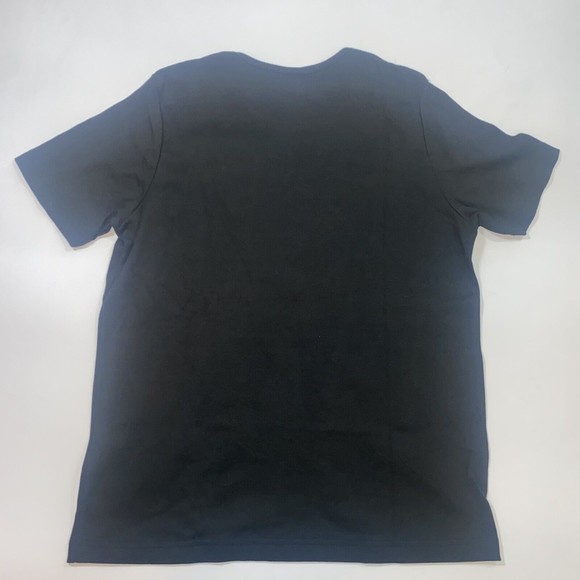 Peruvian Connection Basic Black Scoop Neck Pima Cotton Tee Women's Size Medium - Picture 3 of 6